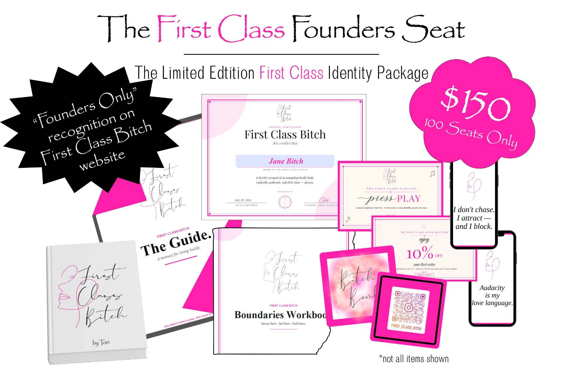 The First Class Founders Seat